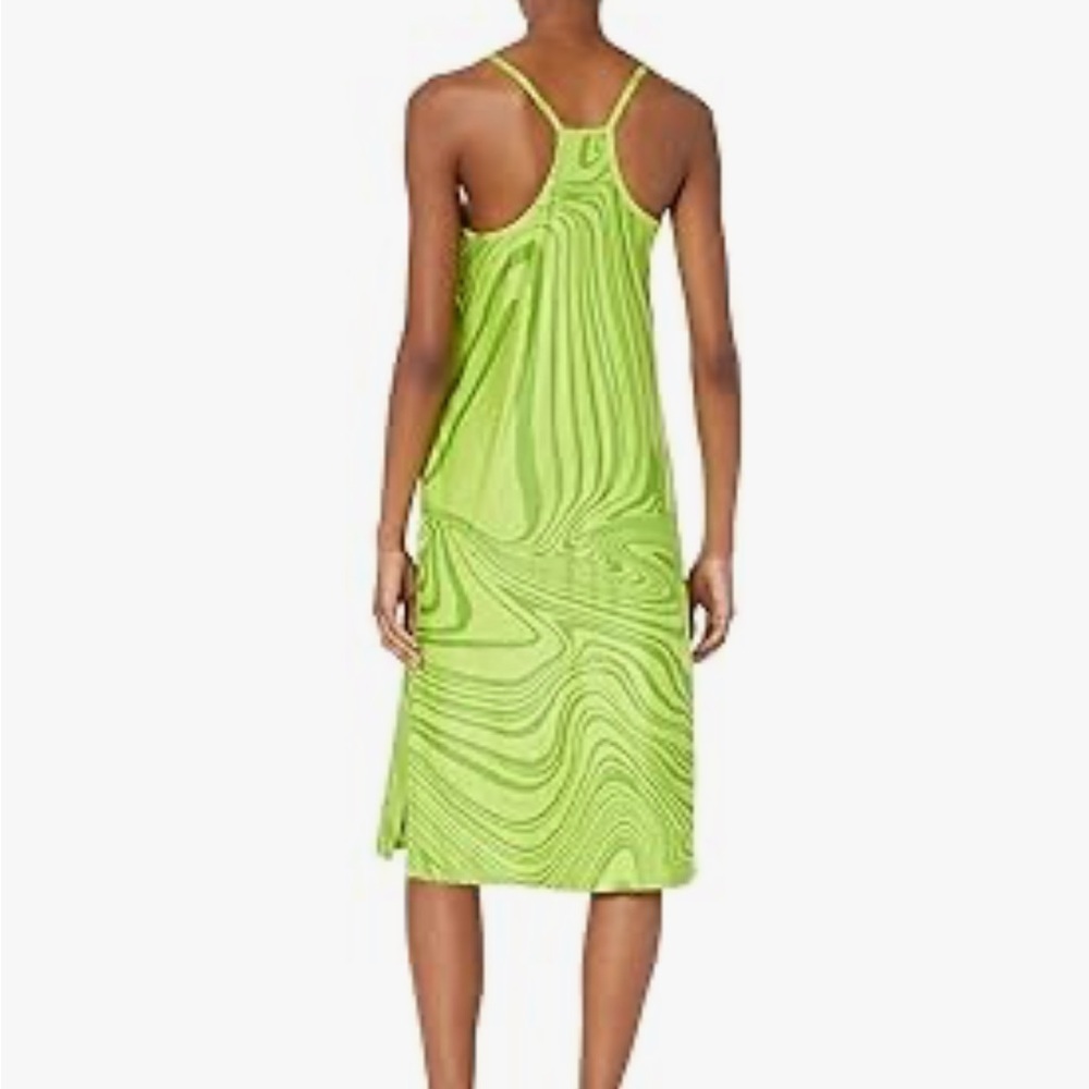 Beyond Yoga Printed Midi Sleep Dress Matcha Green Swirl Size Small - Picture 2 of 7